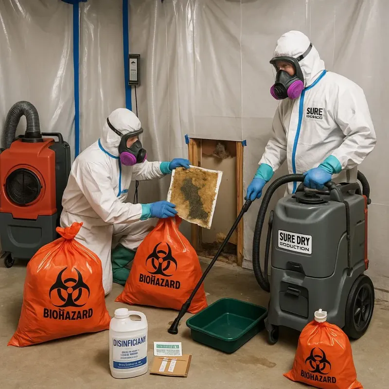 Contaminated Water Handling Protocols process in West Jefferson, NC