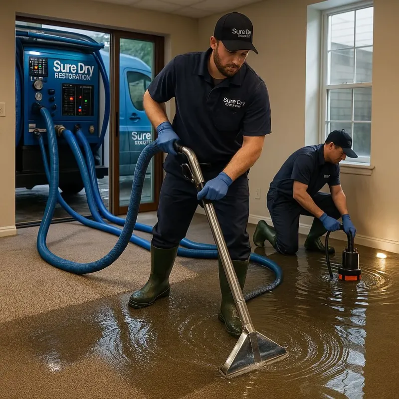 Water Extraction and Removal process in West Jefferson, NC